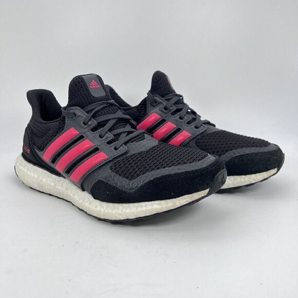 Adidas Ultraboost S&L Women Running Shoes Sneakers Black Red White EG8119 Size 8 - Picture 2 of 12